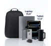 Plecak na laptopa QUALO QPS-W-BZ01 wodoodporny 15,6" Czarny