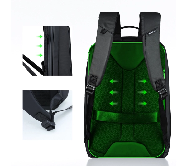 QUALO QPS-W-BZ01 wodoodporny 15,6" Czarny