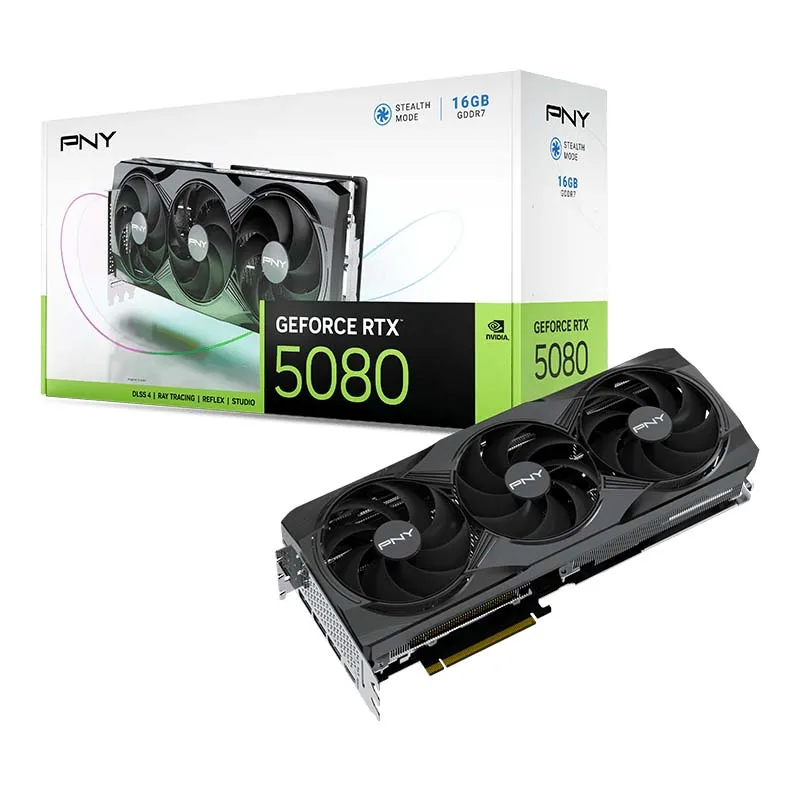 Karta graficzna PNY GeForce RTX 5080 Triple Fan 16GB GDDR7 256bit DLSS 4