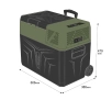 Lodówka Yolco BCX40 Green 39l