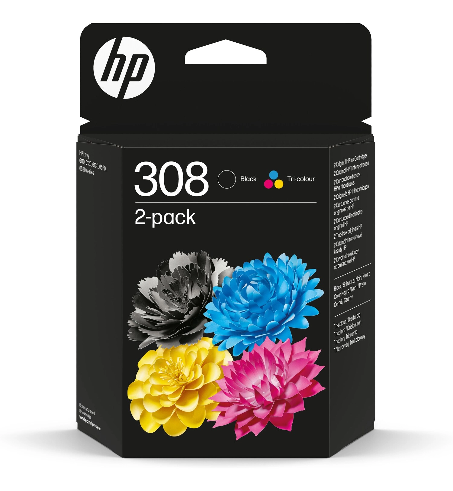 Zestaw tuszów HP 6L6S6UE nr 305 2-pak Czarny + Kolor 6ml