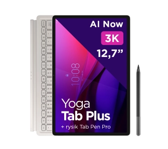 Tablet Lenovo Yoga Tab Plus 12,7" TB520FU 16/512GB Wi-Fi Perłowy + Klawiatura