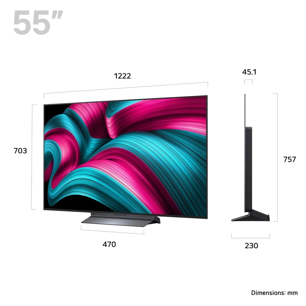 Telewizor LG OLED55C54LA 55" OLED evo AI 4K 144Hz webOS Dolby Vision Dolby Atmos HDMI 2.1 DVB-T2