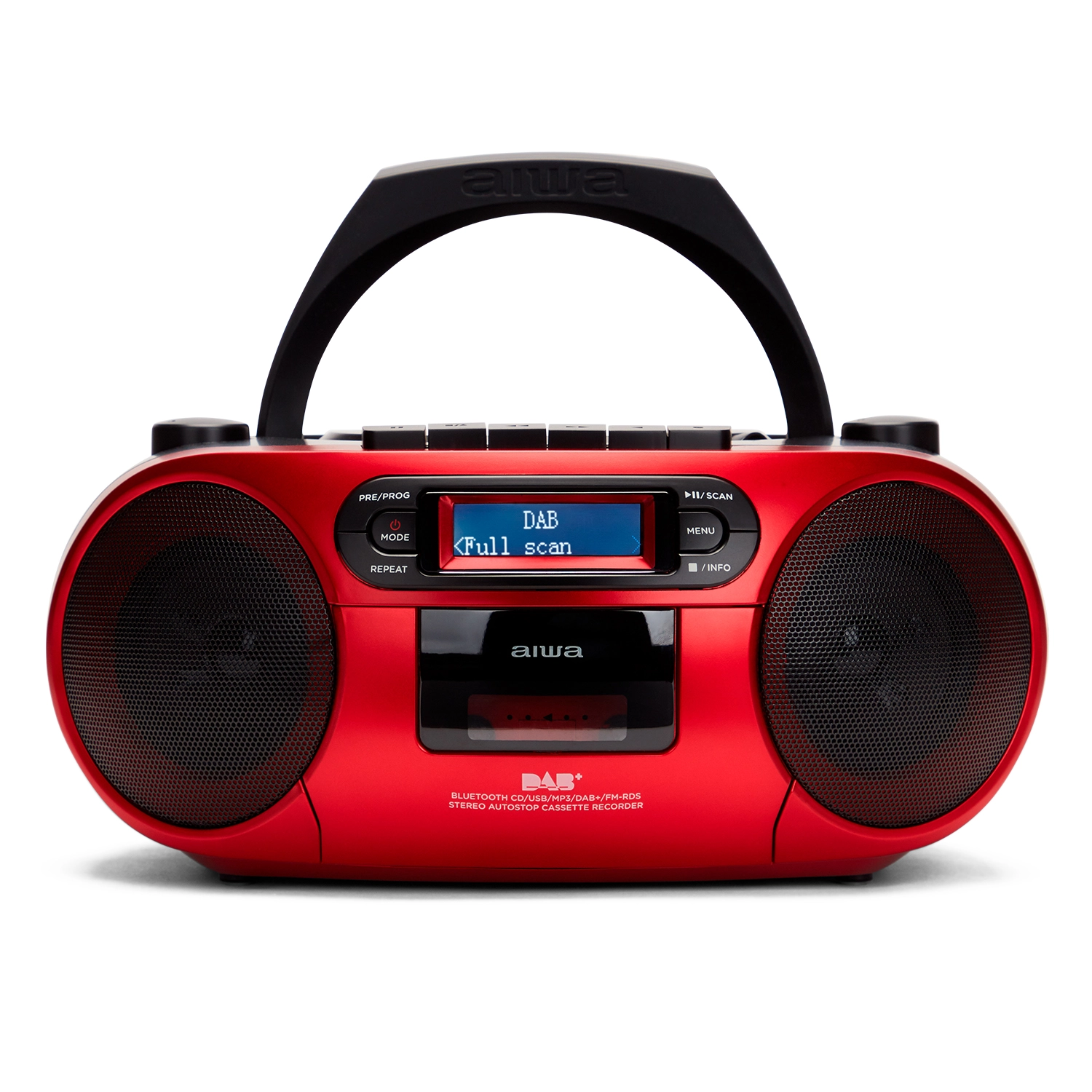 Radiomagnetofon Aiwa Boombox BBTC-660DAB/RD Bluetooth DAB+ Czerwony