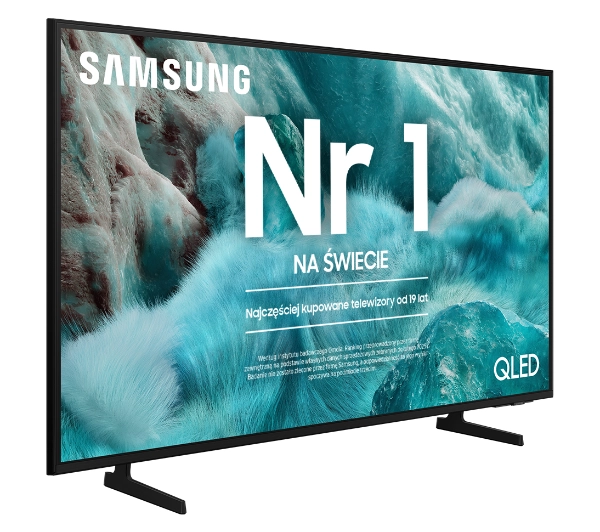 Samsung QE85Q7F2AU 85" QLED 4K Tizen HDMI 2.1 DVB-T2 - TRZECI -55%, ALBO 5-TY ZA 1ZŁ - Kup na Raty - RRSO 0%