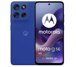 Motorola moto g56 5G 8/256GB Funkcje AI 6,72" 120Hz 50Mpix Dazzling Blue - ⚡ EURO HIT CENOWY! ⚡ - Kup na Raty - RRSO 0%