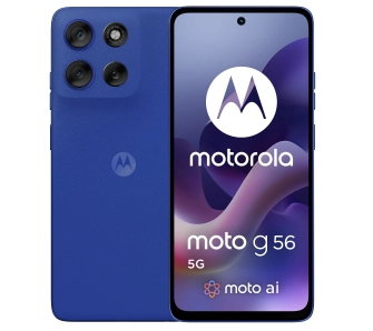 Smartfon Motorola moto g56 5G 8/256GB Funkcje AI 6,72" 120Hz 50Mpix Dazzling Blue