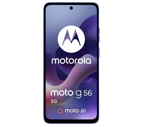 Motorola moto g56 5G 8/256GB Funkcje AI 6,72" 120Hz 50Mpix Dazzling Blue - ⚡ EURO HIT CENOWY! ⚡ - Kup na Raty - RRSO 0%