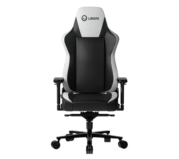 Lorgar Base 311 Gamingowy do 150kg Skóra ECO Czarno-biały - Kup na Raty - RRSO 0%