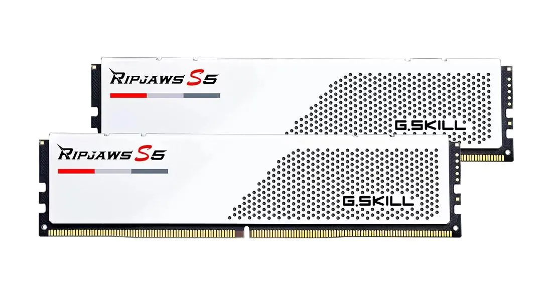 Pamięć RAM G.Skill Ripjaws S5 DDR5 32GB (2 x 16GB) 6000 CL30 Biały