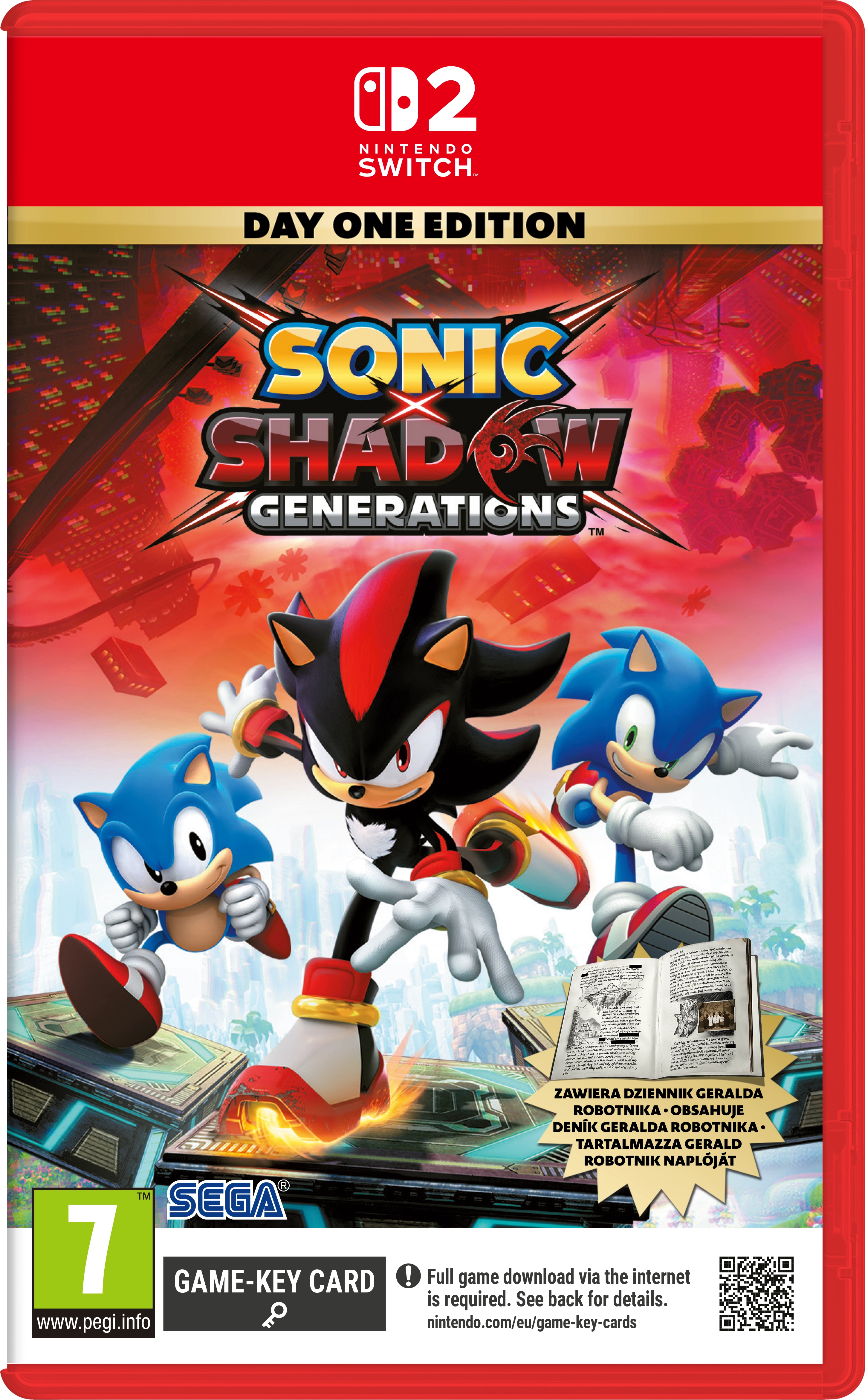 Sonic x Shadow Generations Gra na Nintendo Switch 2