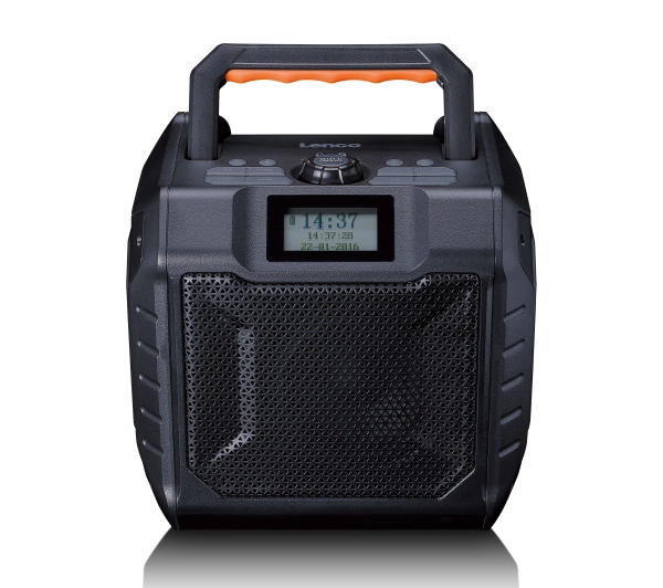 Lenco ODR-160GY Budowlane Radio FM, DAB+ 35W Czarny - Kup na Raty - RRSO 0%