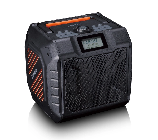 Lenco ODR-160GY Budowlane Radio FM, DAB+ 35W Czarny - Kup na Raty - RRSO 0%