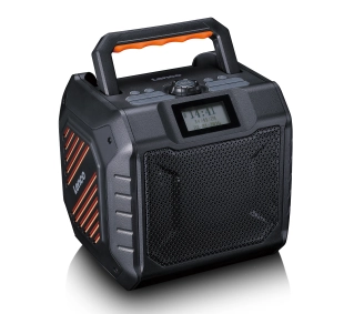 Lenco ODR-160GY Budowlane Radio FM, DAB+ 35W Czarny - Kup na Raty - RRSO 0%