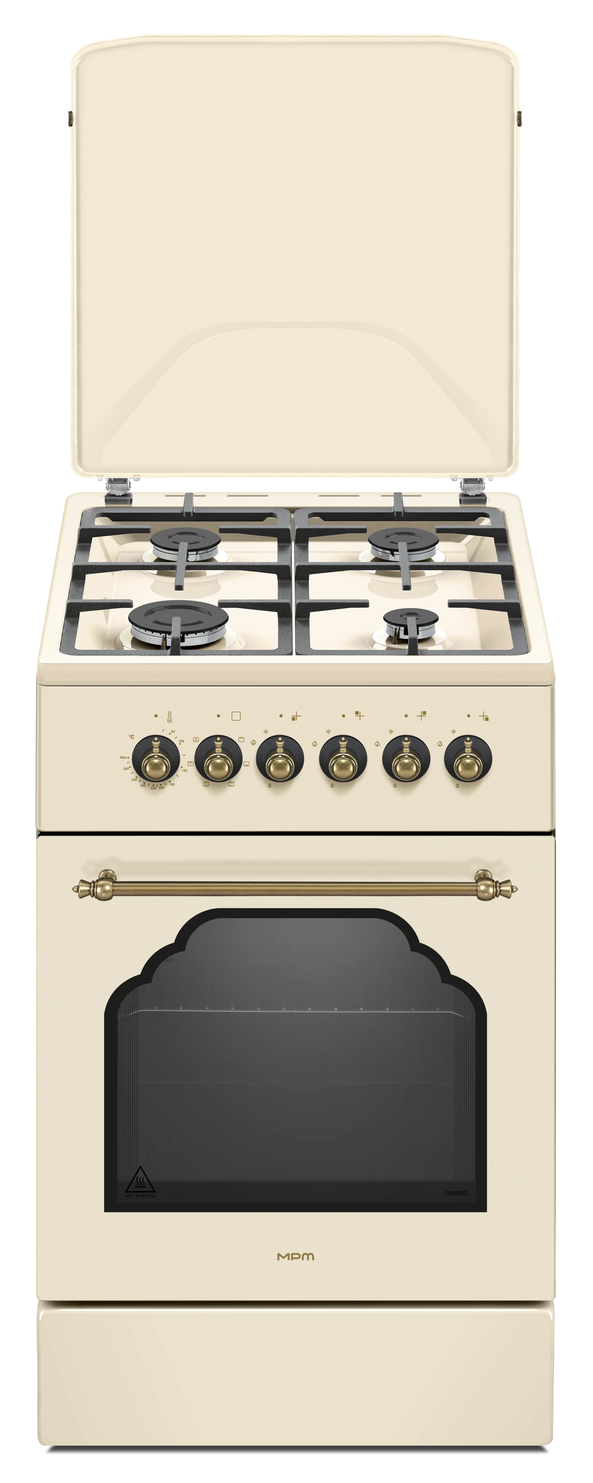 Kuchnia gazowo-elektryczna MPM 56-KRM-14 Termoobieg