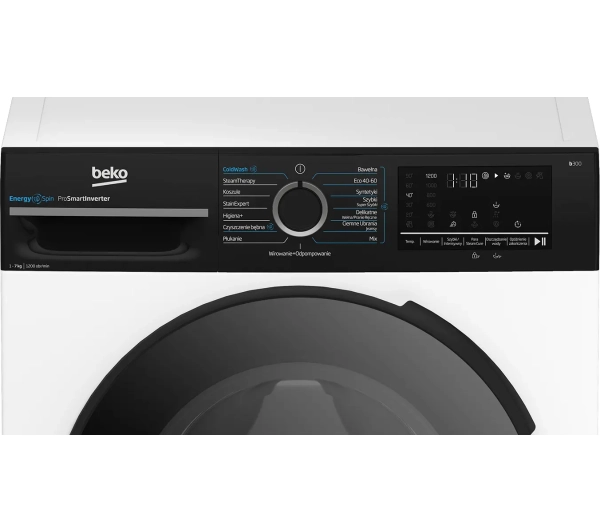 Beko pralka b300 BM3WFU47215WBDC EnergySpin Slim 7kg 1200obr/min + suszarka b300 BM3T47249WBDC Slim 47cm 7kg - Kup na Raty - RRSO 0%