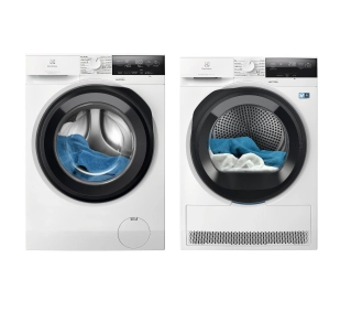 Electrolux pralka 700 SteamCare EW7F3482P 8kg 1400 obr/min + suszarka 700 DelicateCare EW7DEU385AP 63,8cm 8kg - TRZECI -55%, ALBO 5-TY ZA 1ZŁ - Kup na Raty - RRSO 0%