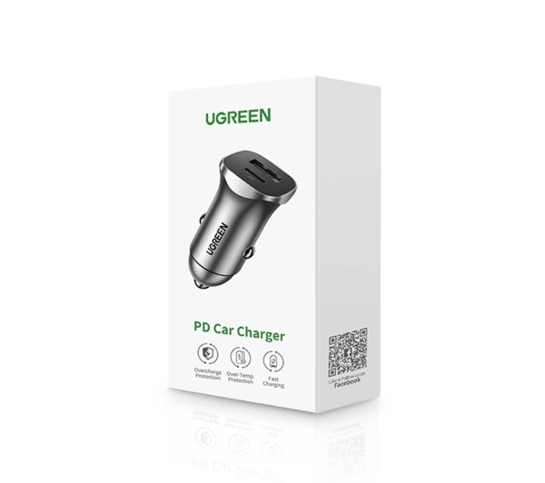 UGREEN CD130 USB-A USB-C 30W Szary - ⚡ EURO HIT CENOWY! ⚡
