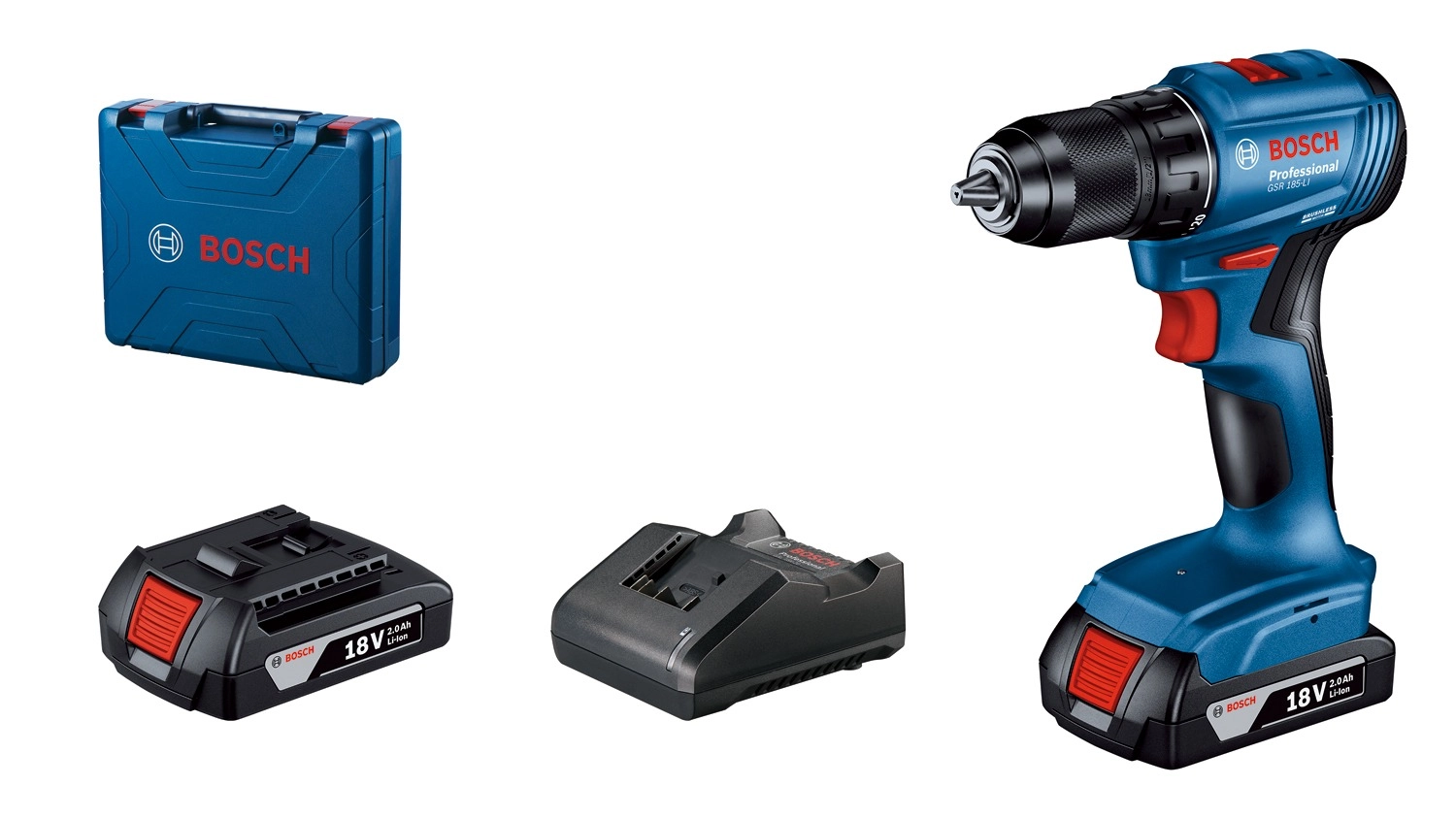 Wiertarko-wkrętarka Bosch Professional GSR 185-LI 0 601 9K3 000