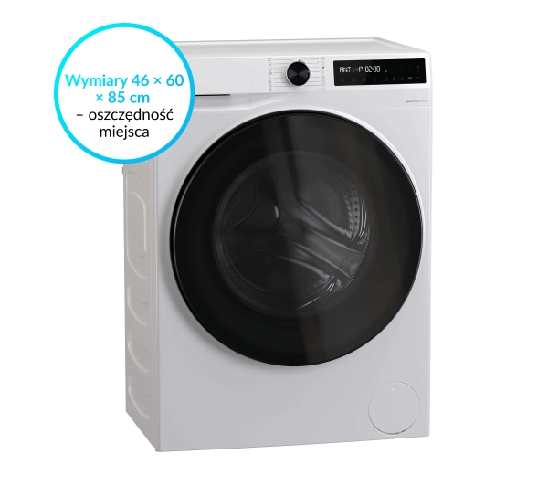 Candy ProWash&Dry 500 Slim BWR 485SBL6-S 52cm 8kg/5kg Funkcje AI Zdalne sterowanie - Kup na Raty - RRSO 0%