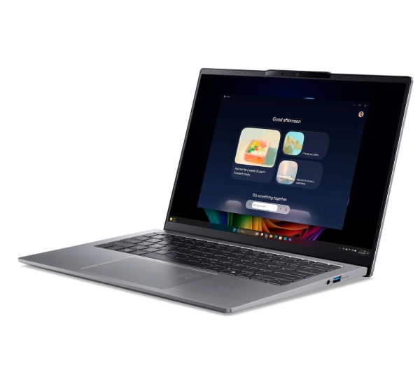 Acer Swift Go 14 AI SFG14-64-R7UM OLED 14" Ryzen AI 7 350 32GB RAM 512GB Dysk SSD Win11 Srebrny Funkcje AI - Kup na Raty - RRSO 0%