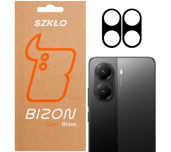 Szkło ochronne Bizon na aparat Silk Lens do Xiaomi Poco X7 Pro 2 sztuki