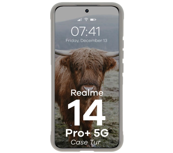 Bizon Tur do Realme 14 Pro Plus 5G Jasnoszary