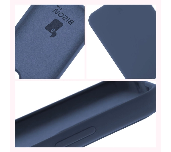 Bizon Silikonowe Soft do Oppo Reno13 Pro Granatowy