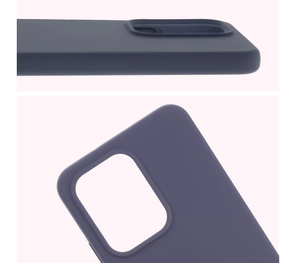 Bizon Silikonowe Soft do Oppo Reno13 Pro Granatowy
