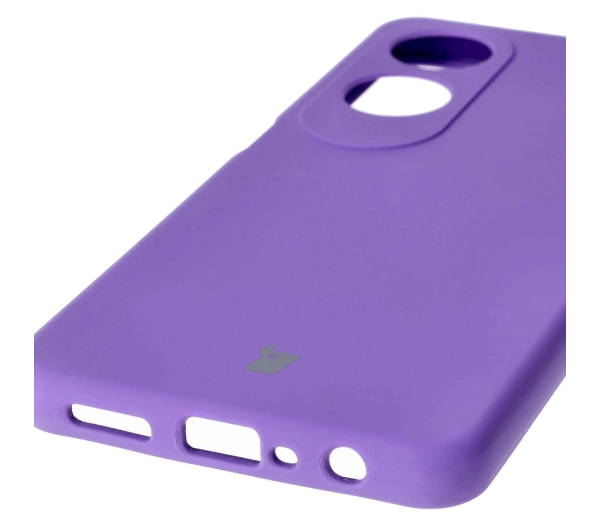 Bizon Silikonowe Soft do Oppo A60 4G Fioletowy