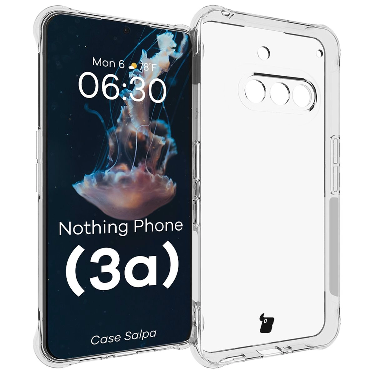 Etui Bizon Salpa do Nothing Phone 3a Przezroczysty