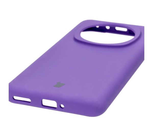 Bizon Silikonowe Soft do Honor Magic6 Pro Fioletowy
