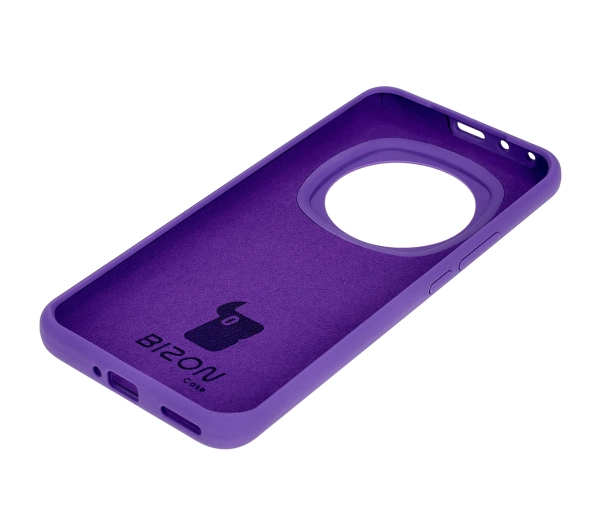 Bizon Silikonowe Soft do Honor Magic6 Pro Fioletowy