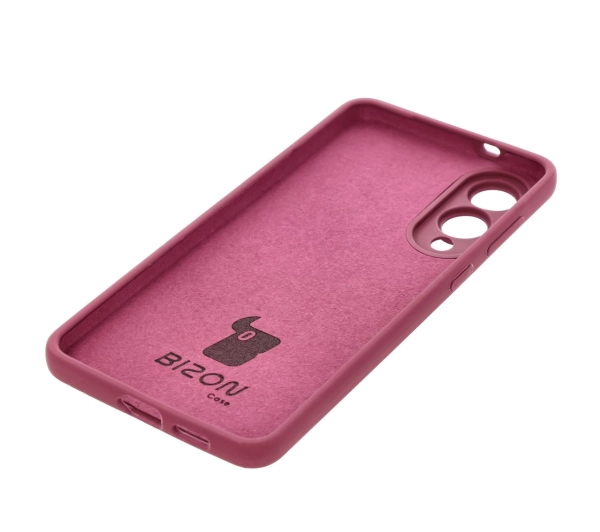 Bizon Silikonowe Soft do Samsung Galaxy S25 Edge Śliwkowy