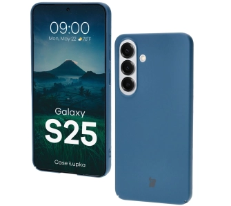 Etui Bizon Łupka do Galaxy S25 Niebieski