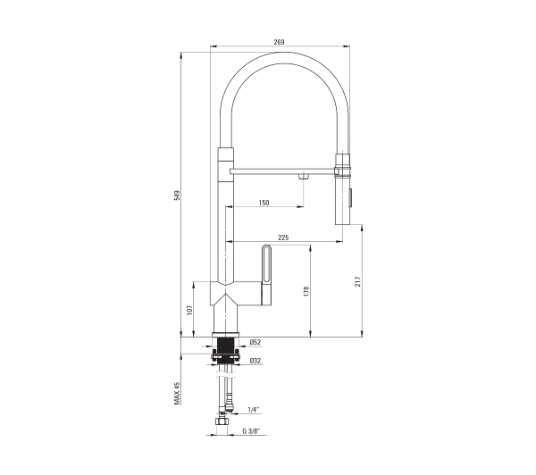 Deante Magnetic BRM_075M Srebrny/Czarny - TRZECI -55%, ALBO 5-TY ZA 1ZŁ - Kup na Raty - RRSO 0%