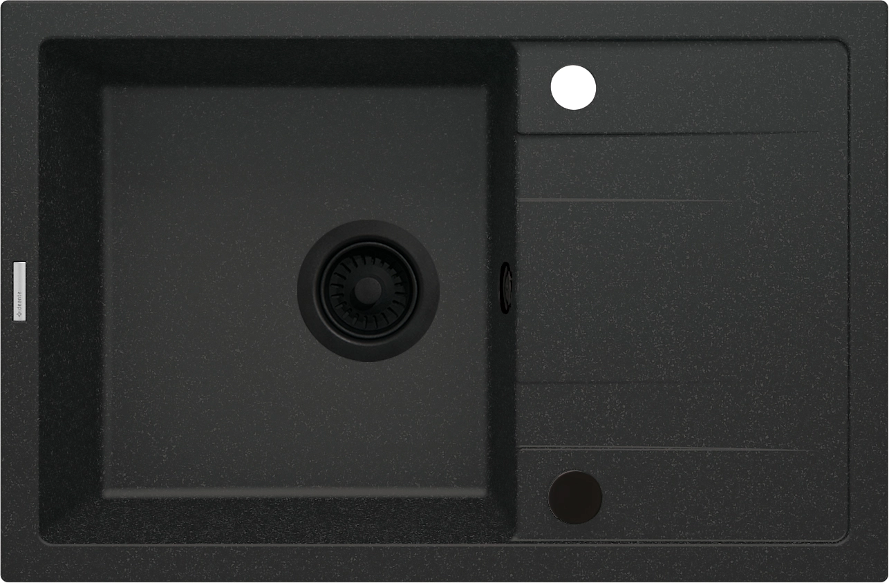 Zlewozmywak Deante Corio ZRC_G113 Granitowy Grafitowy metalik