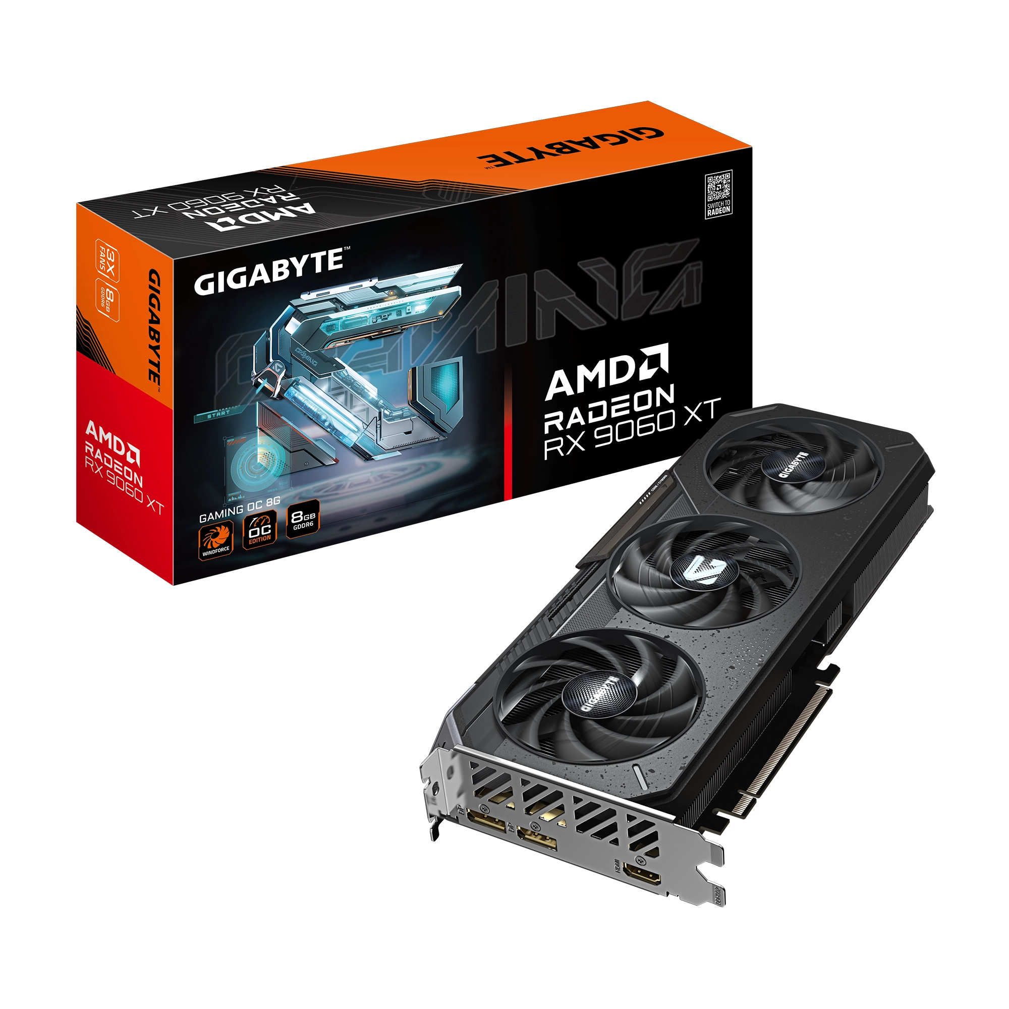 Karta graficzna Gigabyte Radeon RX 9060 XT GAMING OC 8GB GDDR6 128bit FSR