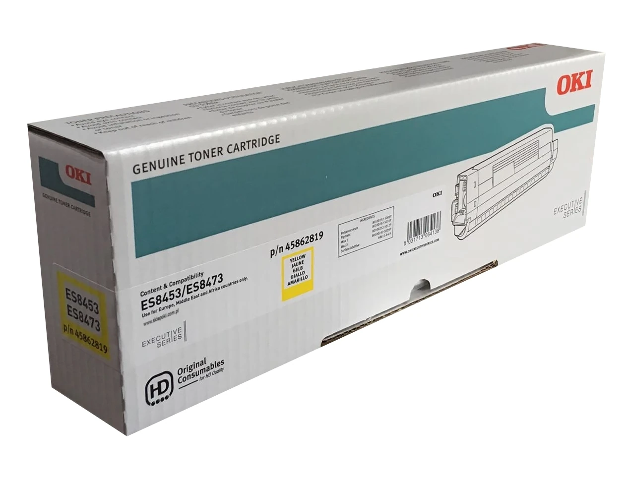 Toner OKI 45862819 Żółty