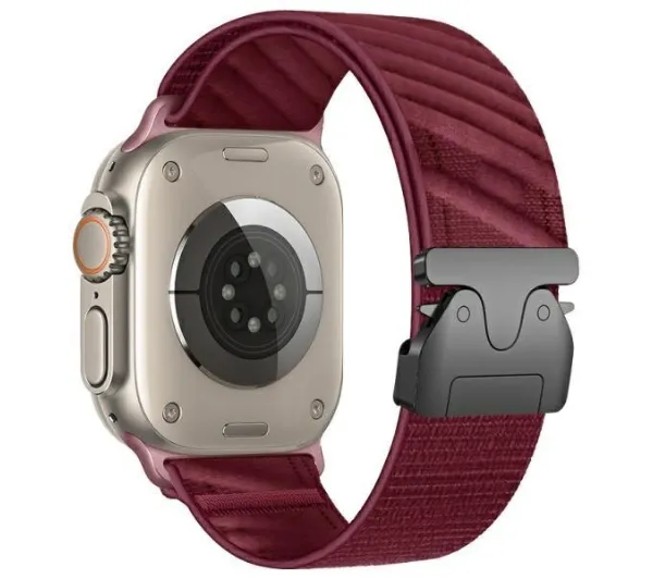 Beline do Apple Watch Oblique Parachute buckle 38/40/41mm Czerwony