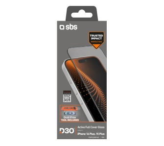 Szkło ochronne SBS D3O do iPhone 16 Plus/iPhone 15 Plus