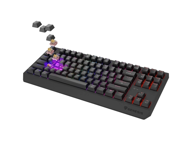 Genesis Thor 230 TKL US RGB Outemu Panda Czarny