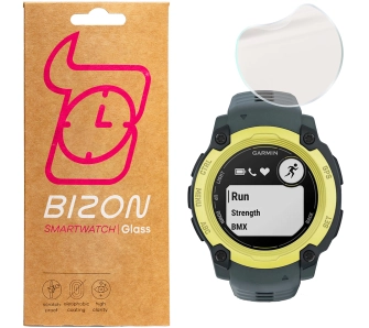 Folia ochronna Bizon matowa Film Sun do Garmin Instinct E 40 mm, 2 sztuki
