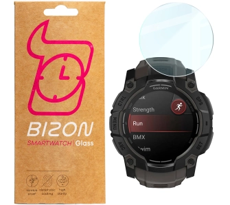 Szkło hartowane Bizon Watch Clear do Garmin Instinct 3 50 mm
