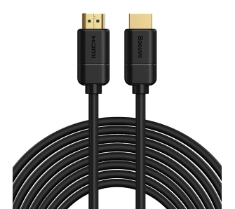 Kabel HDMI Baseus CAKGQ-E01 HDMI 2.0 4K 30Hz 3D HDR 18Gbps 8m Czarny