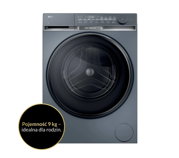 Haier X9 slim HW90-B14387GTUPL Funkcje AI 9kg 1400obr/min Zdalne starowanie - Kup na Raty - RRSO 0%