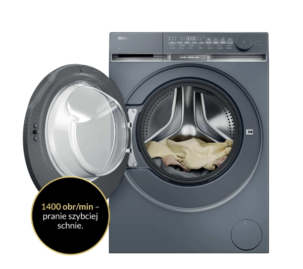 Haier X9 slim HW90-B14387GTUPL Funkcje AI 9kg 1400obr/min Zdalne starowanie - Kup na Raty - RRSO 0%