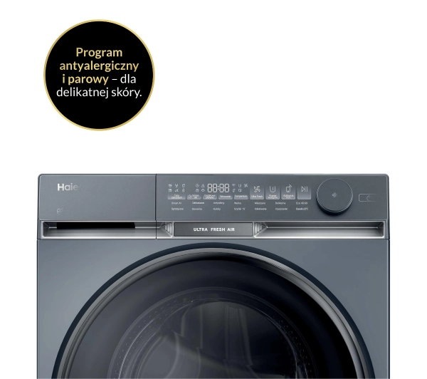 Haier X9 slim HW90-B14387GTUPL Funkcje AI 9kg 1400obr/min Zdalne starowanie - Kup na Raty - RRSO 0%