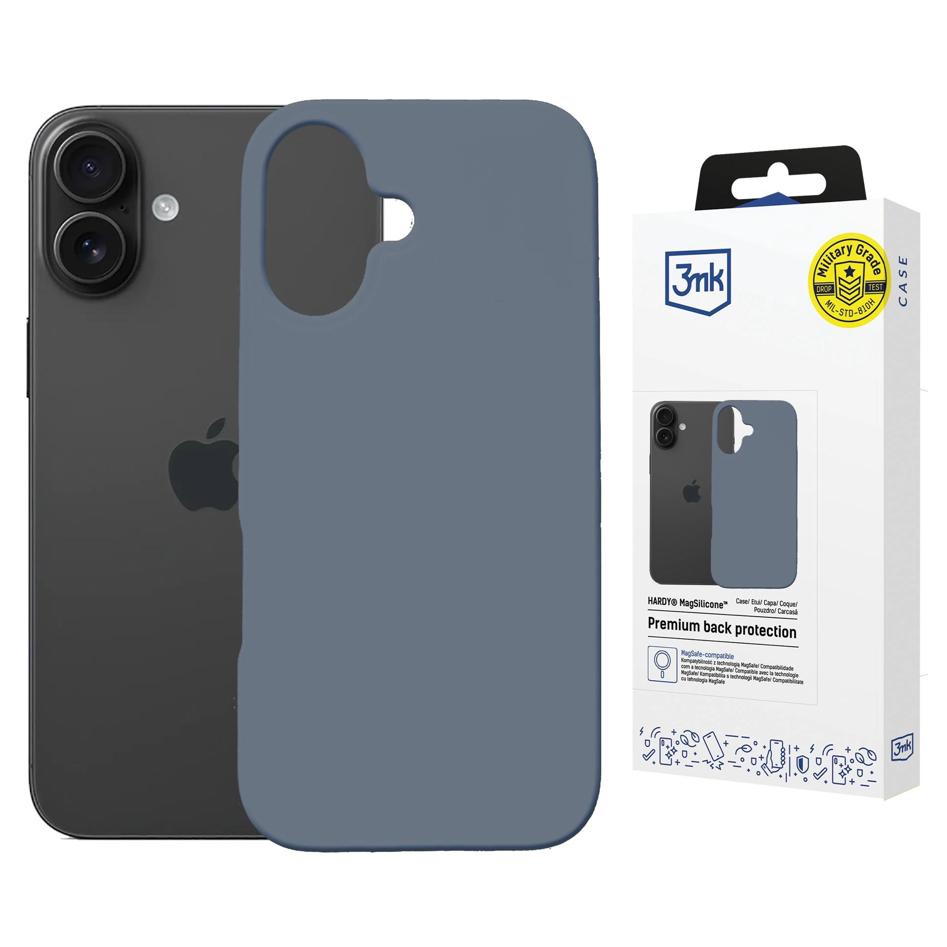 Etui 3mk Hardy MagSilicone Ultramarine do iPhone 16