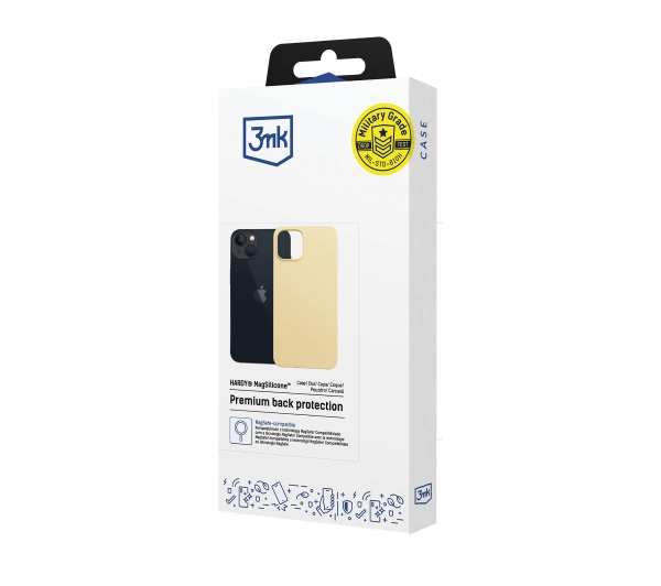 3mk Hardy MagSilicone Yellow do iPhone 15 Plus